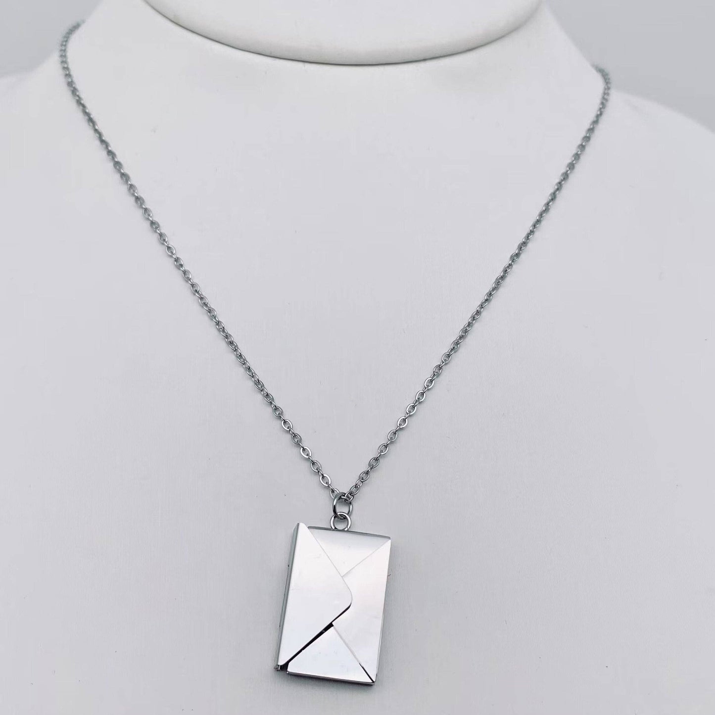 
                  
                    "I Love You" Keepsake Envelope Necklace
                  
                