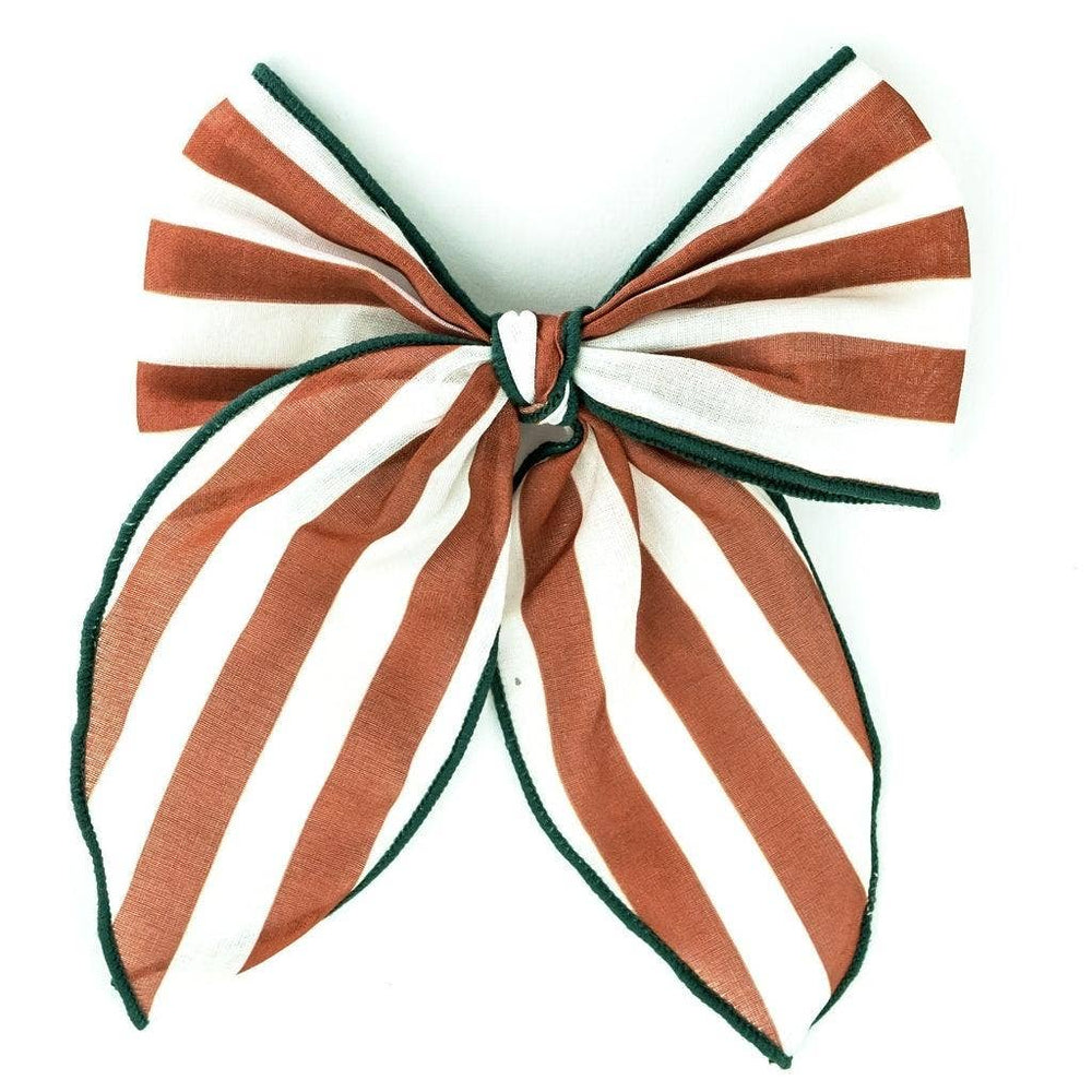 Fable Bow | Mid Size - Stripes Atlas + Tierra