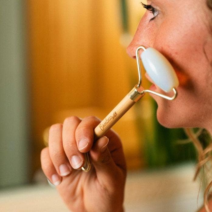 
                  
                    Stone + Bamboo Facial Massage Roller
                  
                