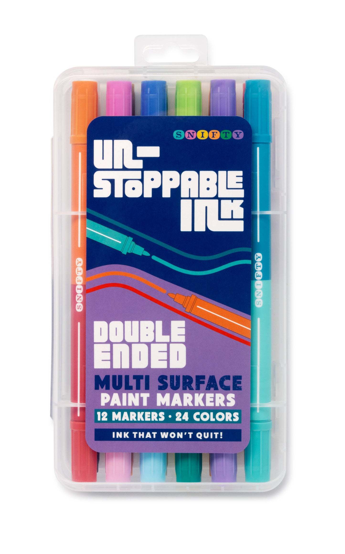 
                  
                    Un-Stoppable Acrylic Paint Markers - 24 Color Bright Set
                  
                