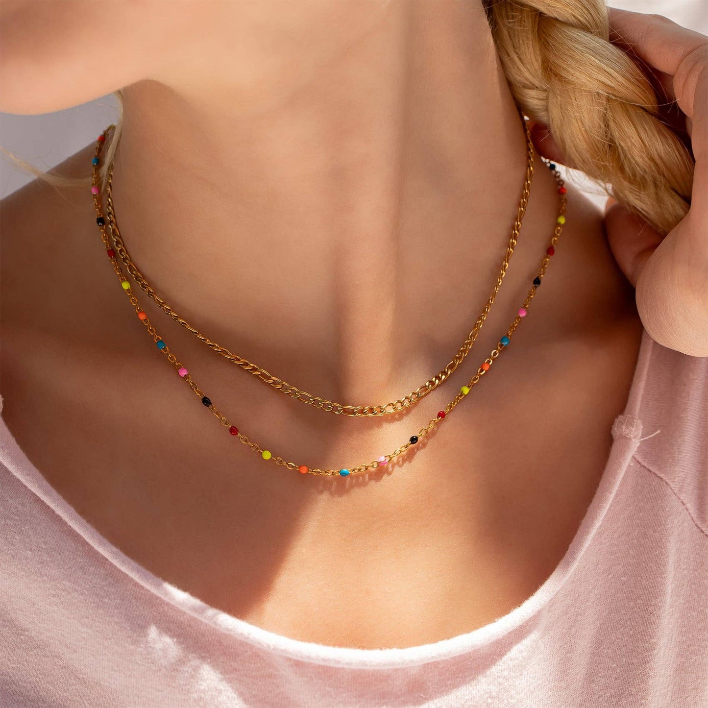 
                  
                    Confetti Chain Necklace
                  
                