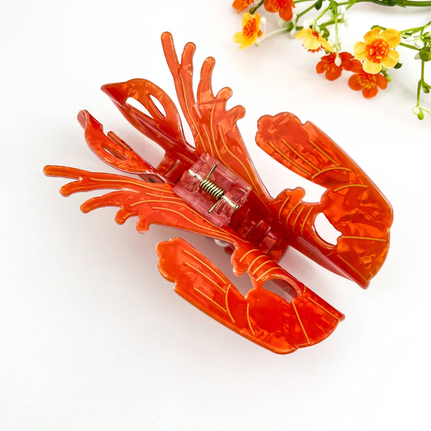 
                  
                    Lobster Pearl and Jewel Embellished Hair Claw
                  
                
