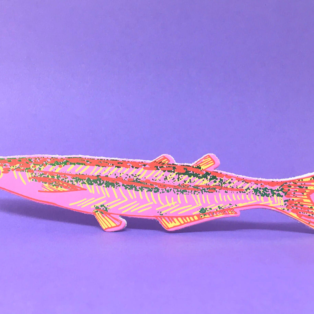 
                  
                    Fish "Any Fin is Possible" Leather Bookmark
                  
                