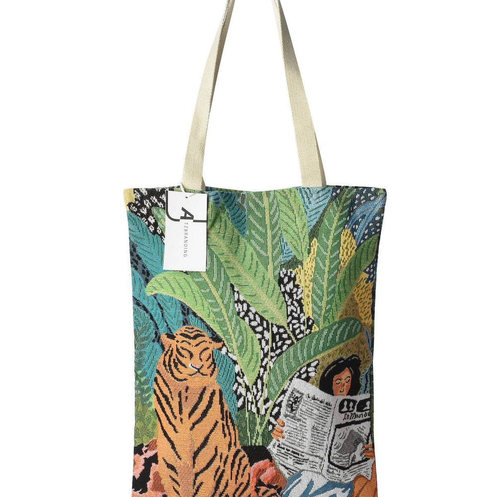 
                  
                    Wild Cats Shoulder Book Tote
                  
                