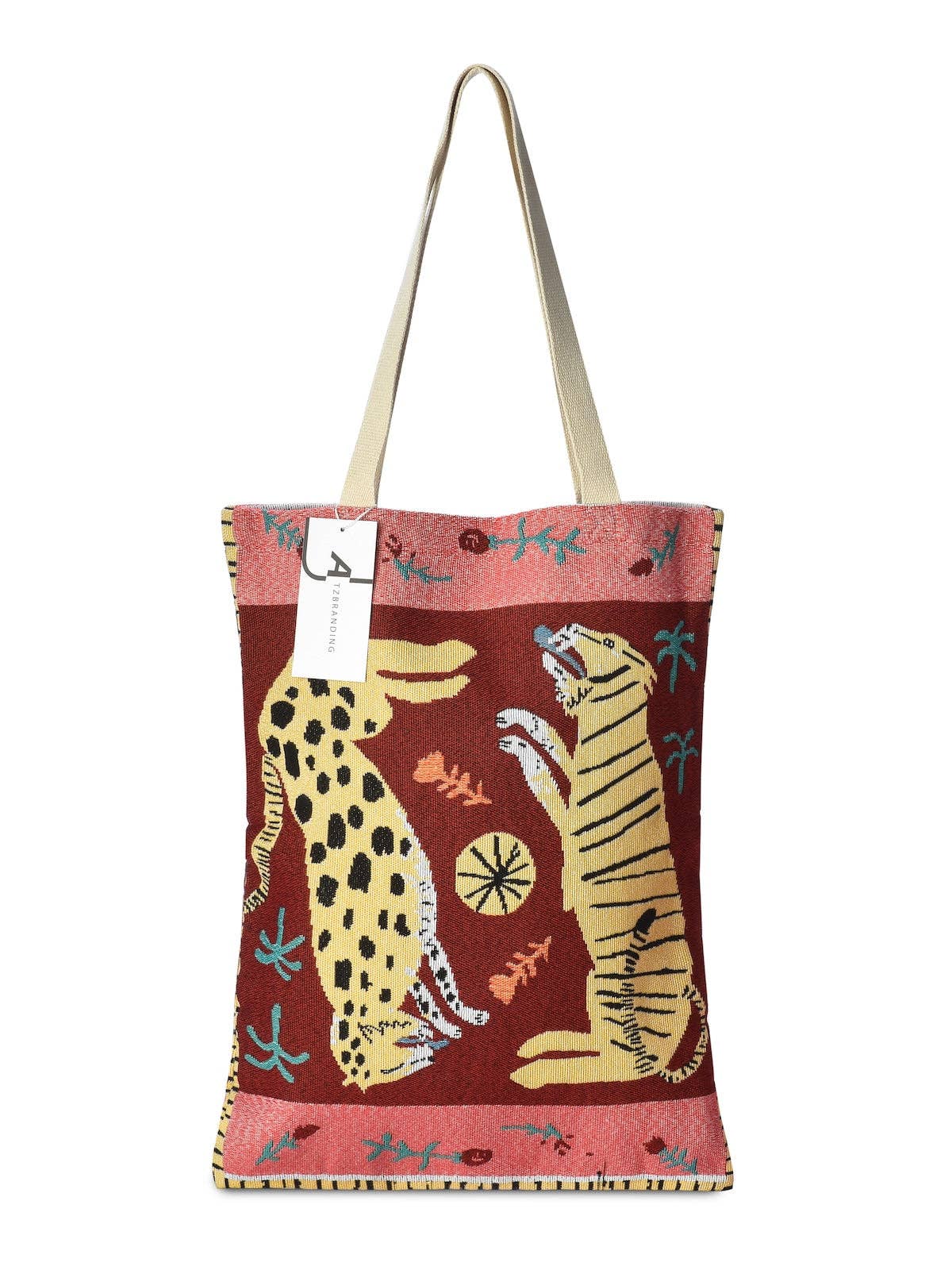 
                  
                    Wild Cats Shoulder Book Tote
                  
                