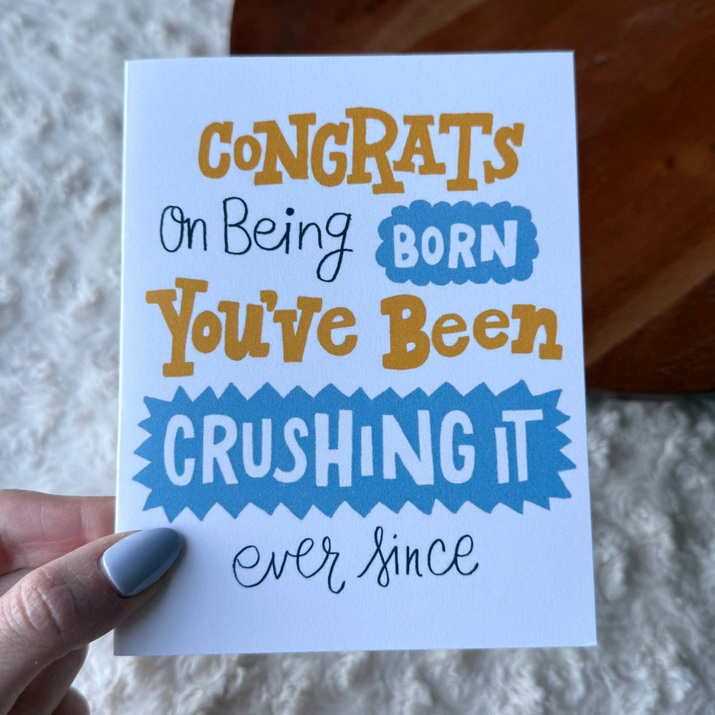 
                  
                    Crushing It Birthday Card
                  
                