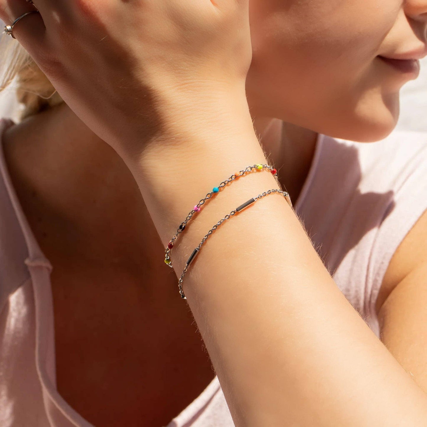 
                  
                    Confetti Chain Bracelet
                  
                
