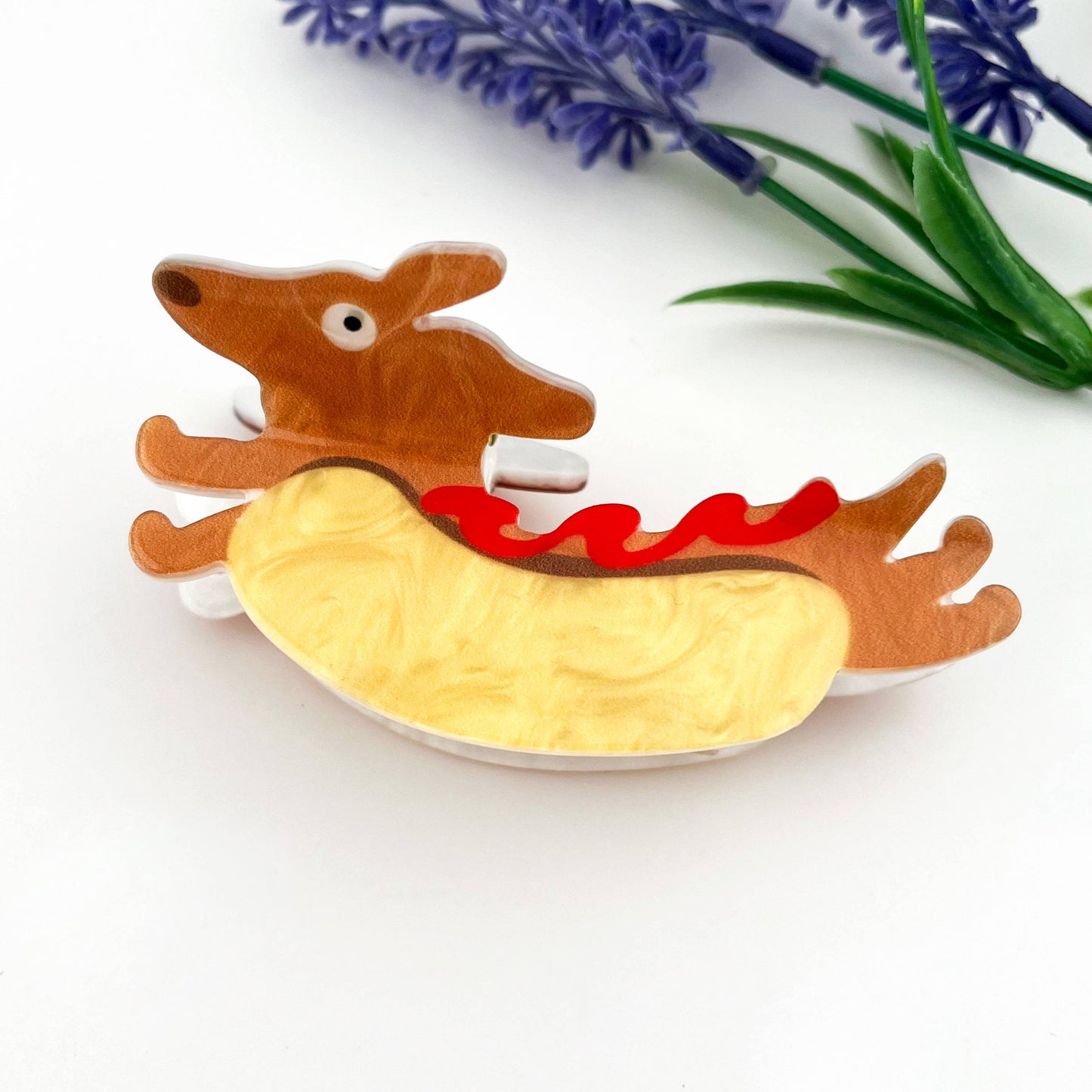 
                  
                    Hot Diggity Dog Acrylic Hair Claw
                  
                