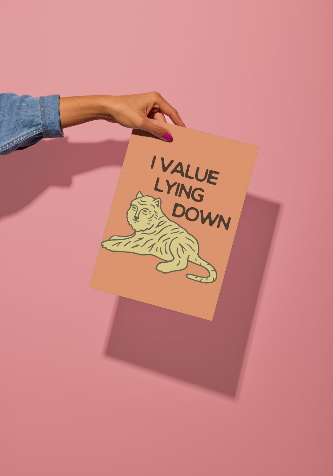 
                  
                    "Lying Down Tiger" 8x10 Giclee Print
                  
                