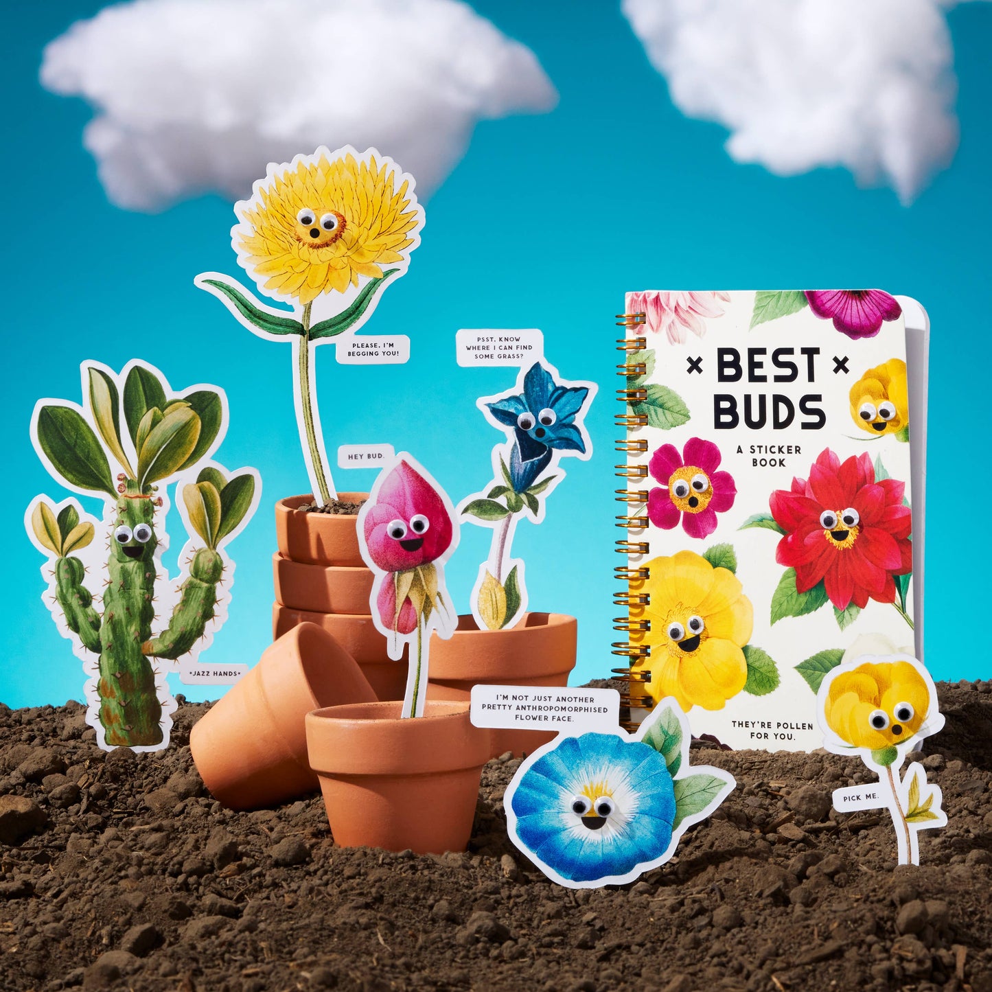 
                  
                    "Best Buds" Googly Sticker Book by Brass Monkey
                  
                