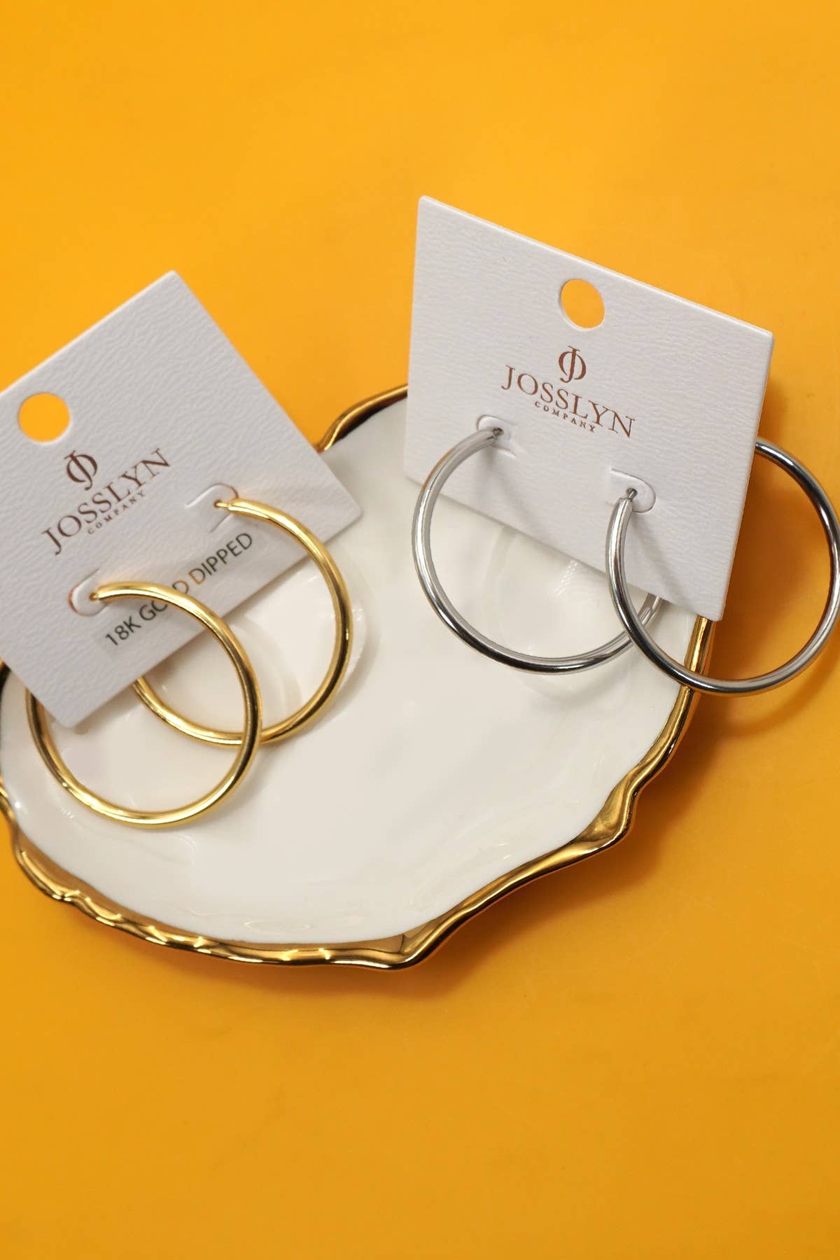
                  
                    Large Open Hoop Earrings
                  
                