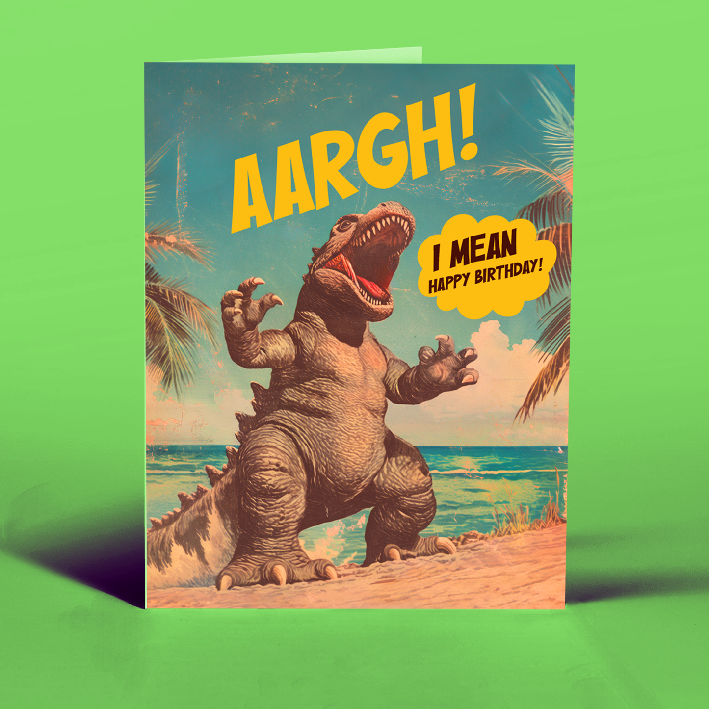 
                  
                    "AARGH" Dinosaur Birthday Card
                  
                