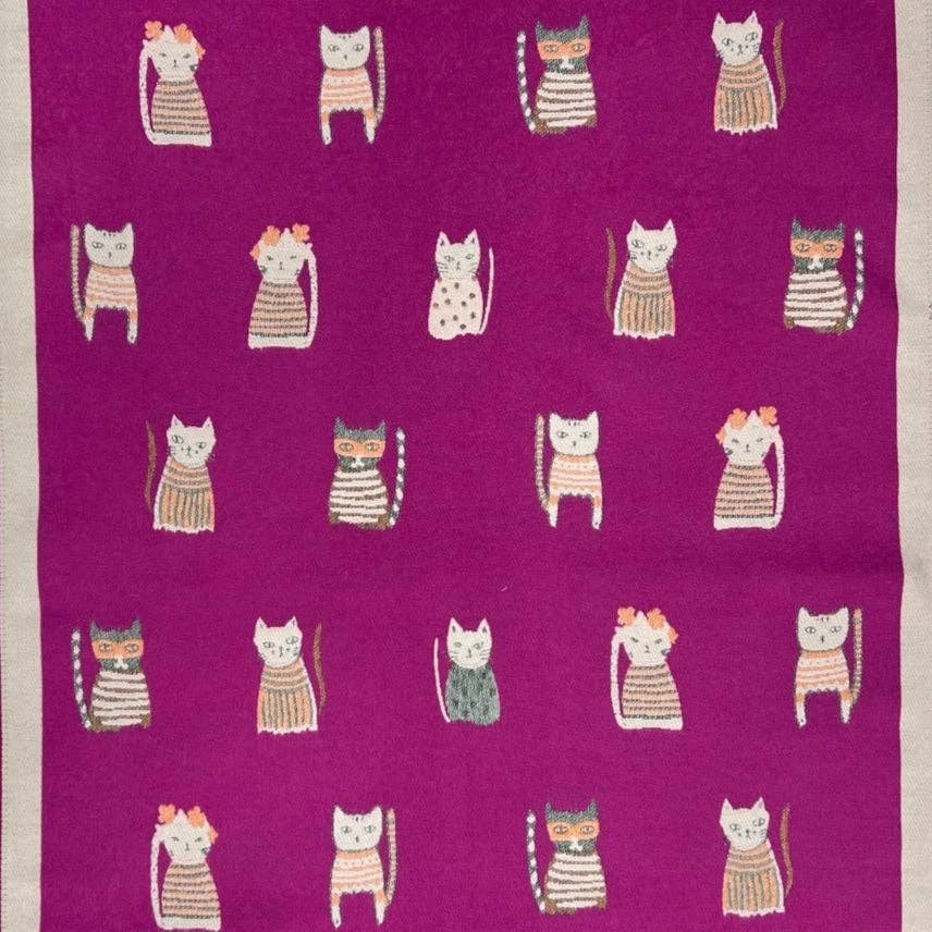 
                  
                    Cat Print Cashmere Blend Scarf
                  
                