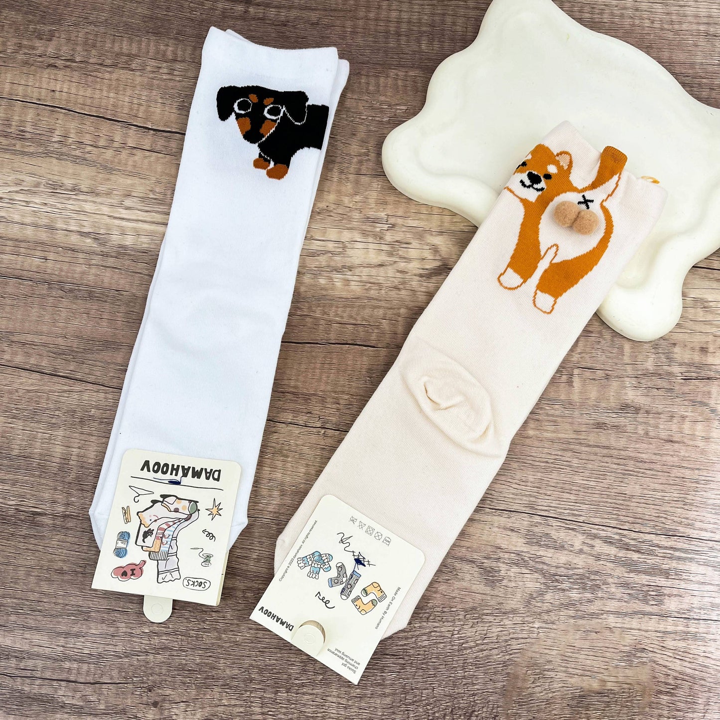 
                  
                    Puppy Booty Mid Calf Socks
                  
                