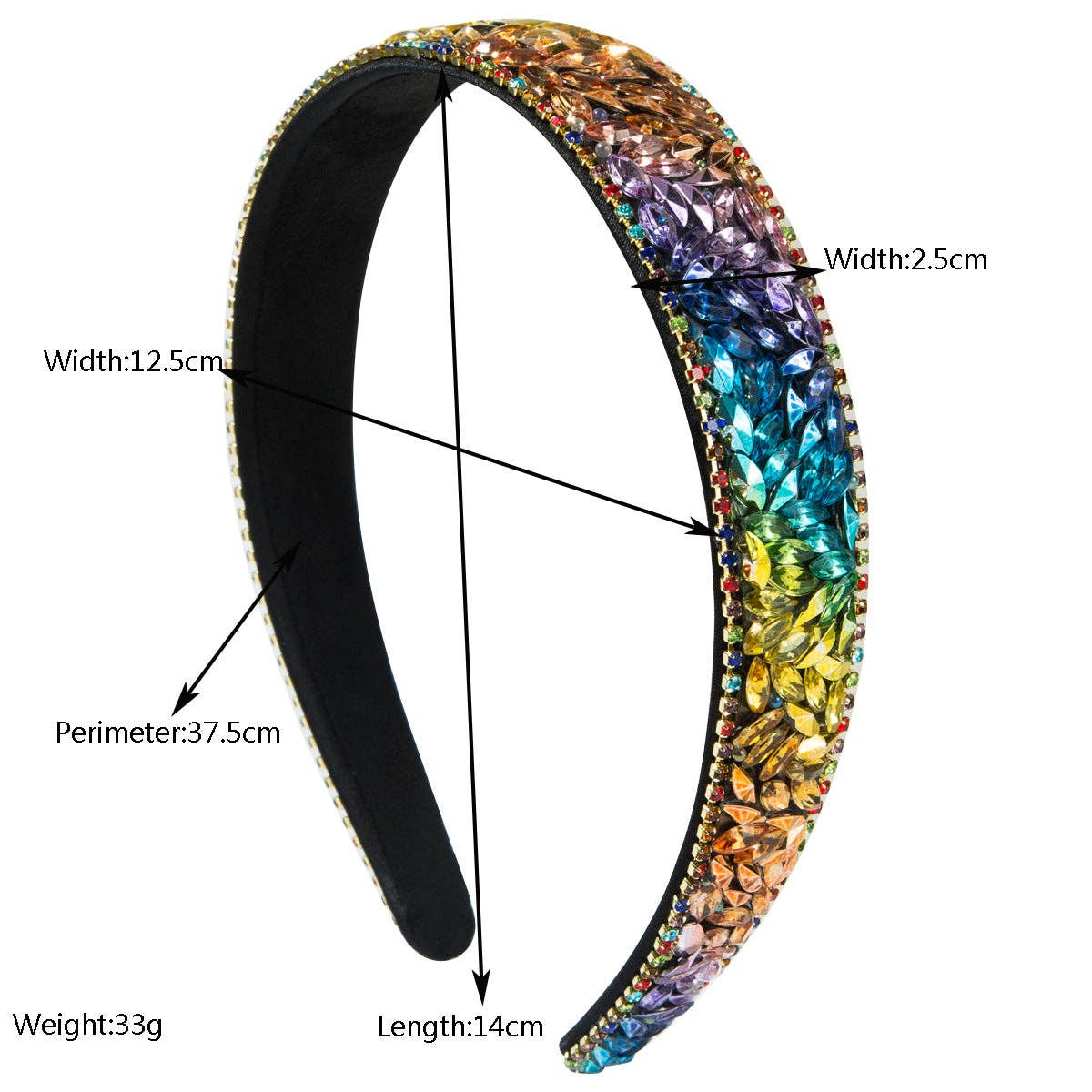 
                  
                    Baroque + Bejeweled Headband
                  
                