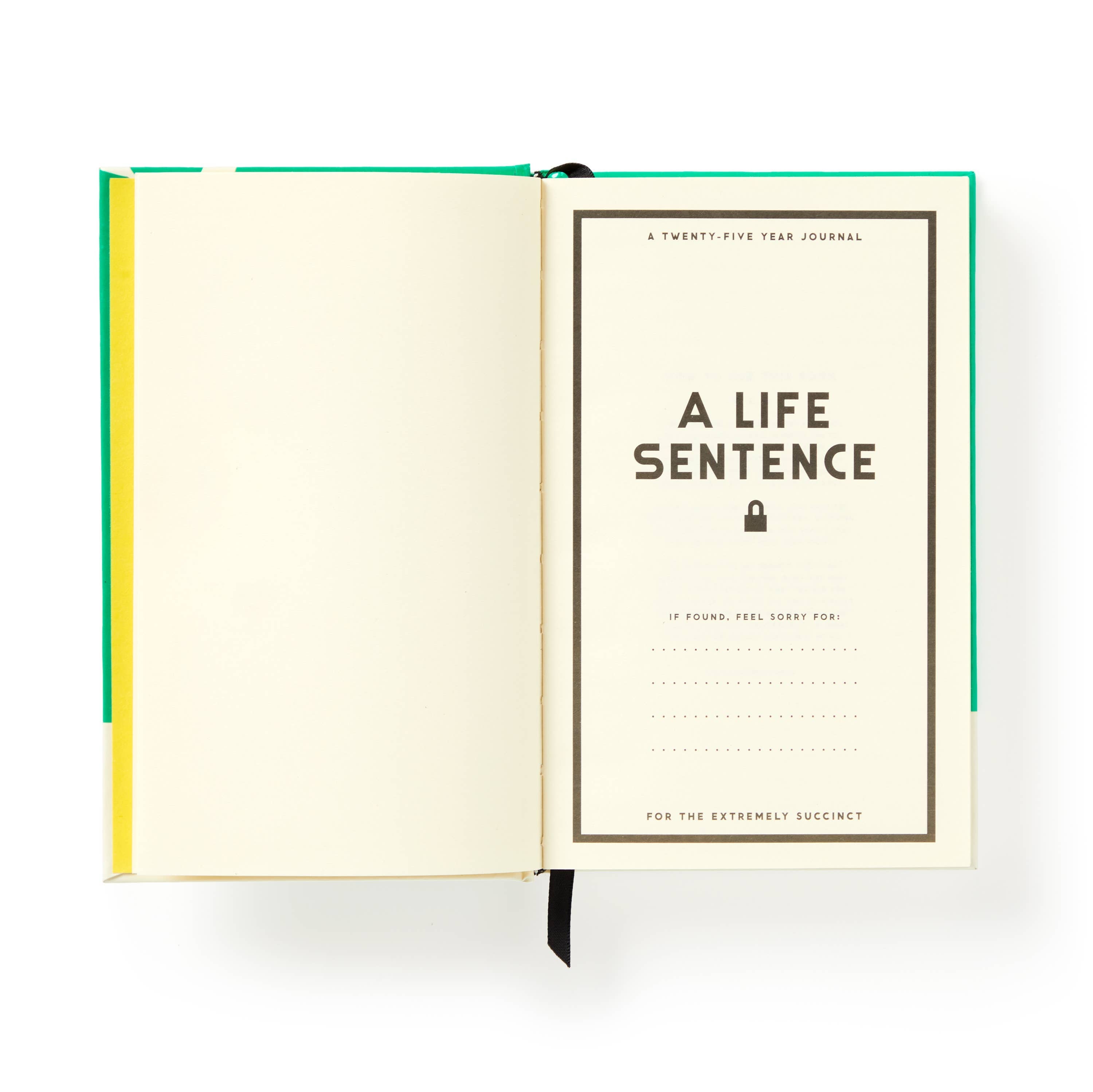 A Life Sentence Journal by Brass Monkey – Bowerbird