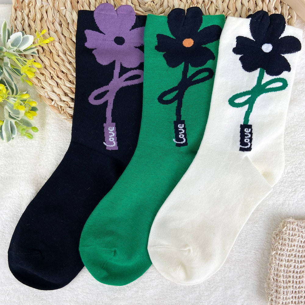 
                  
                    Peek-a-boo Floral Socks
                  
                