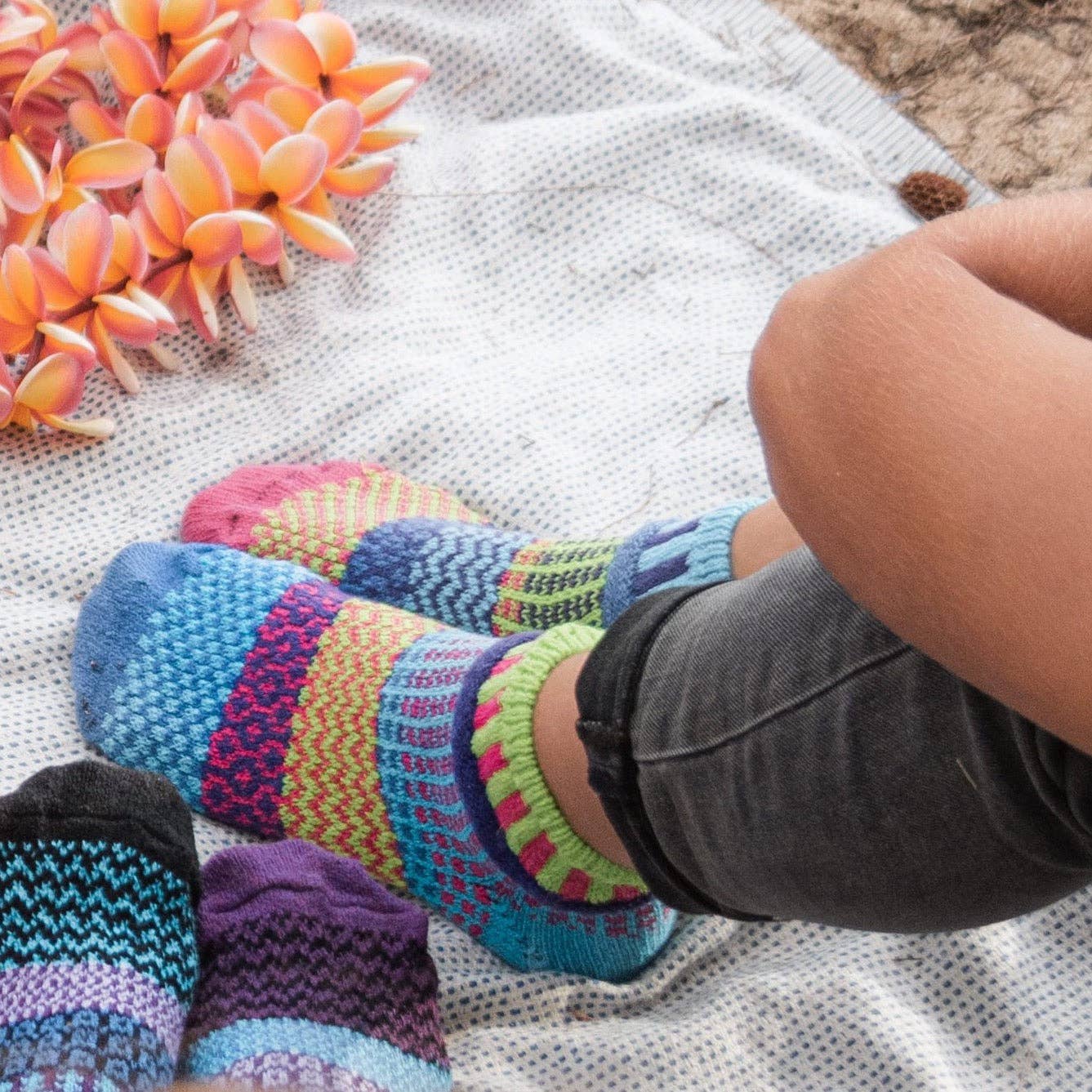 
                  
                    Bluebell Mismatched Quarter Socks 
                  
                