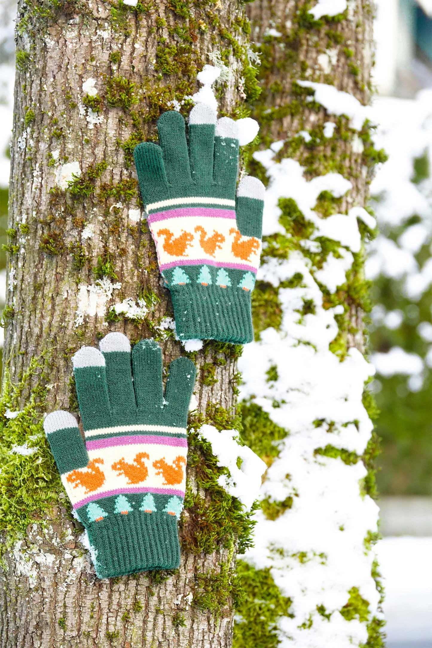 
                  
                    Forest Squirrel Knit Touchscreen Gloves
                  
                