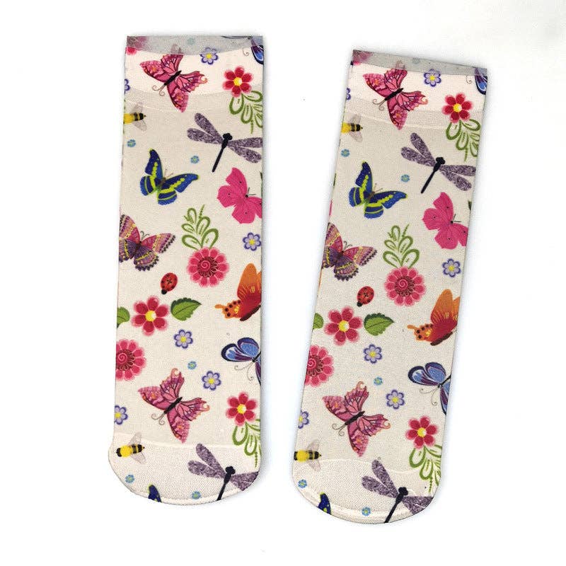 
                  
                    Sheer Butterfly Socks
                  
                