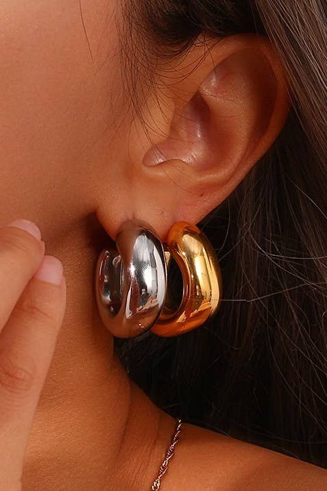 
                  
                    Chunky Open Hoops
                  
                