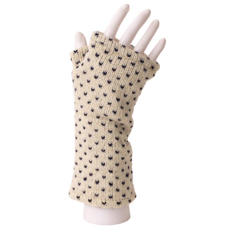
                  
                    Dotted Knit Hand-Warmers
                  
                