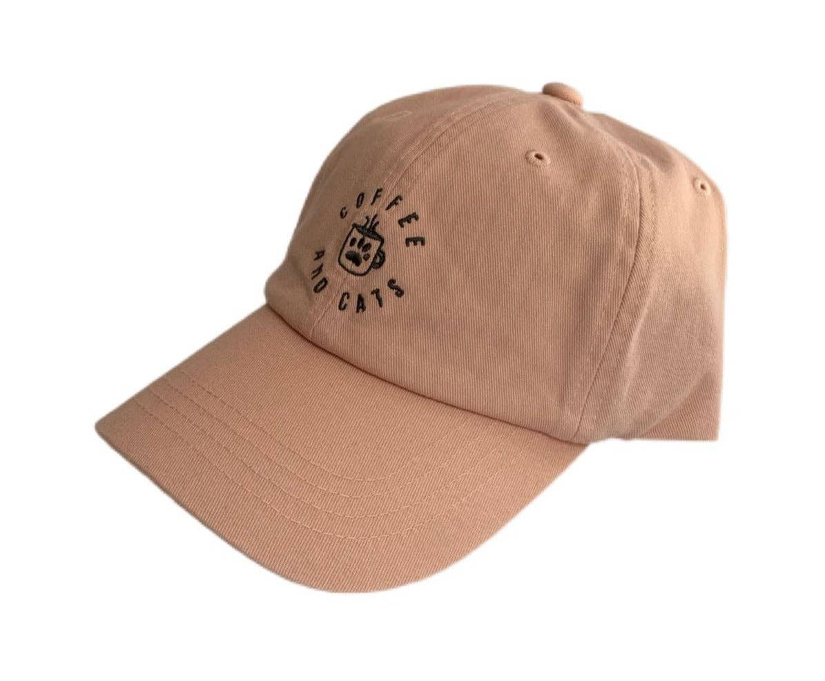 
                  
                    Coffee and Cats Embroidered Baseball Cap
                  
                