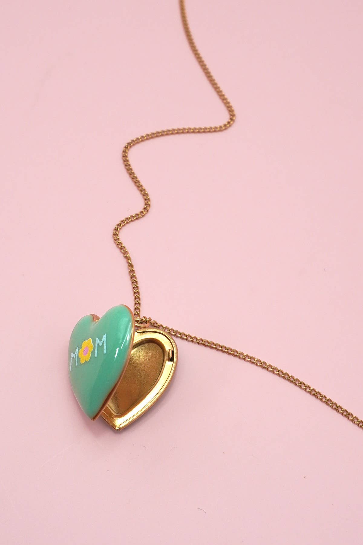
                  
                    Painted Heart Locket
                  
                