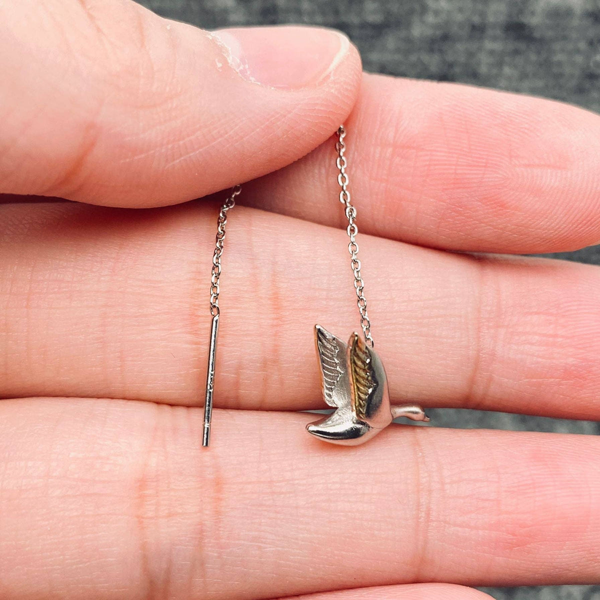 
                  
                    Wild Goose Threader Earring
                  
                