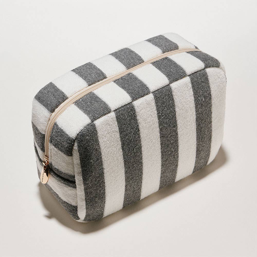 
                  
                    Cotton Terry Cabana Striped Zip Pouch
                  
                