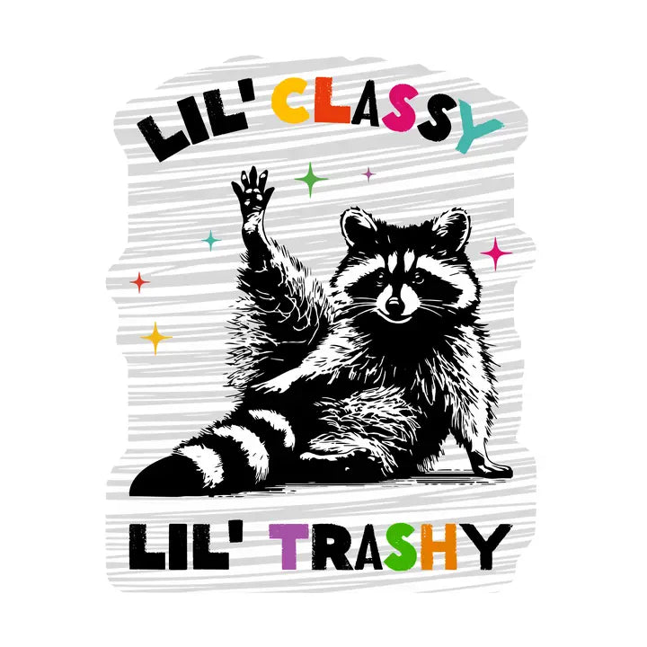 
                  
                    Lil' Classy Lil' Trashy Raccoon Sticker
                  
                
