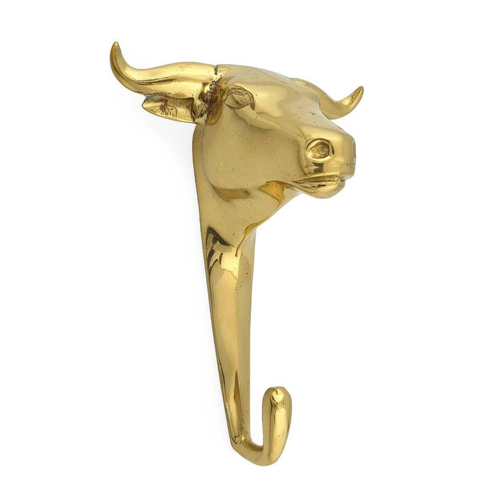 Strong ox or bull coat hook made from solid brass