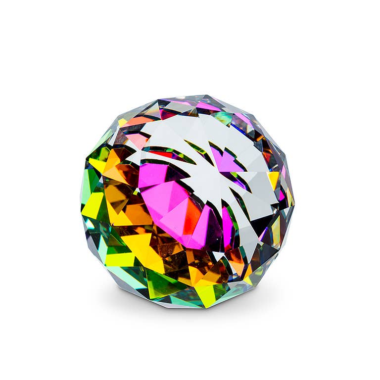 
                  
                    Crystal Cut Prism Ball
                  
                