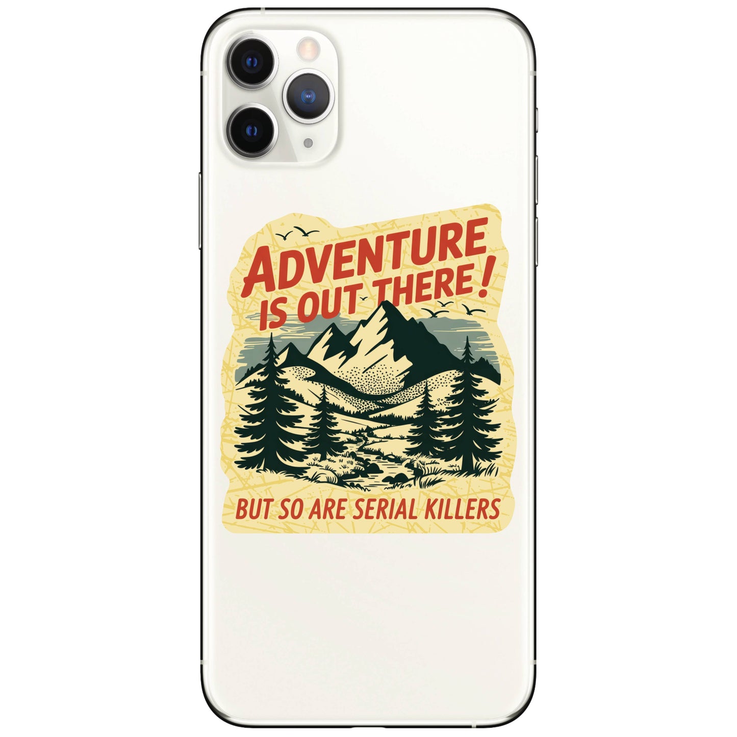 
                  
                    Cautionary Outdoor Adventures Vinyl Sticker
                  
                