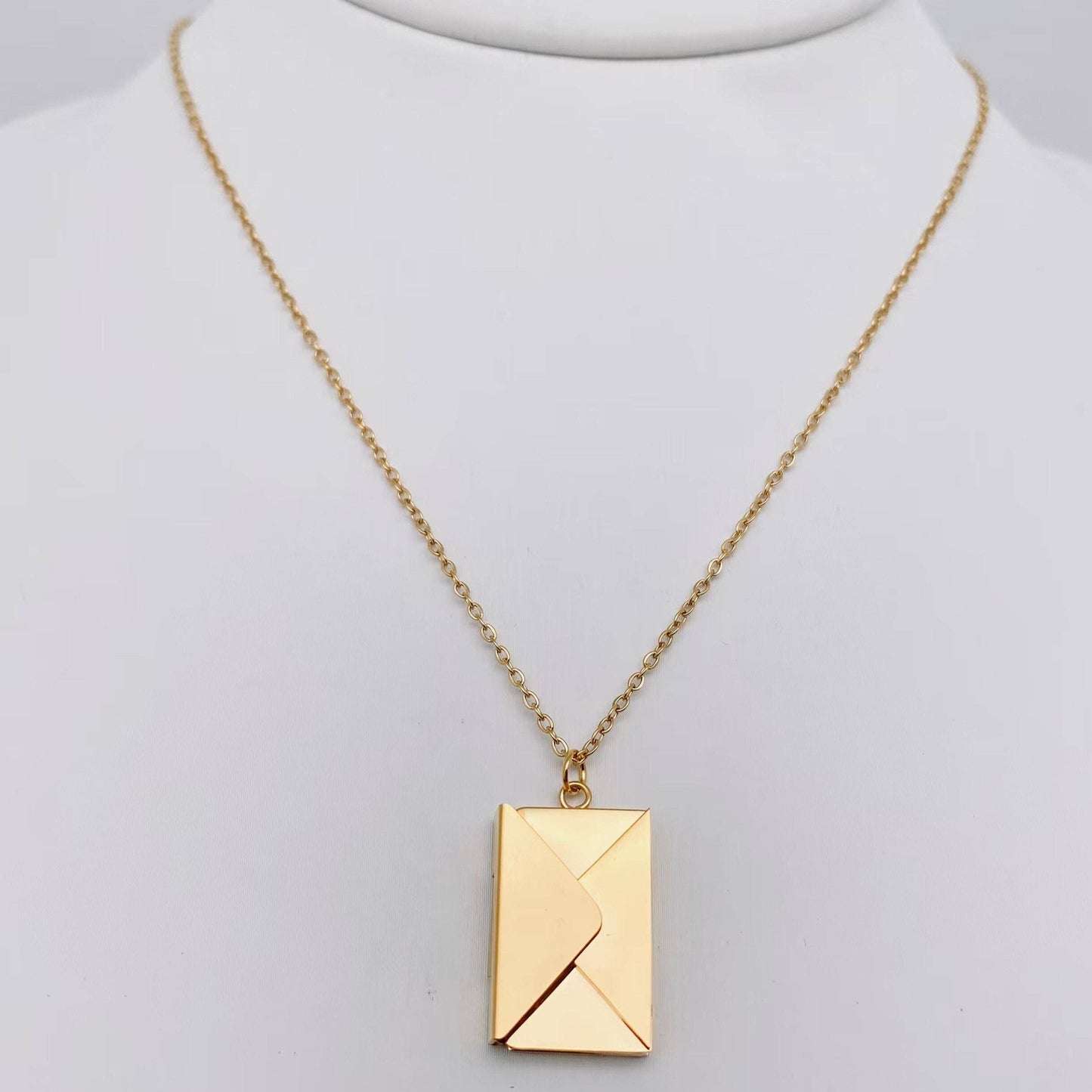 
                  
                    "I Love You" Keepsake Envelope Necklace
                  
                