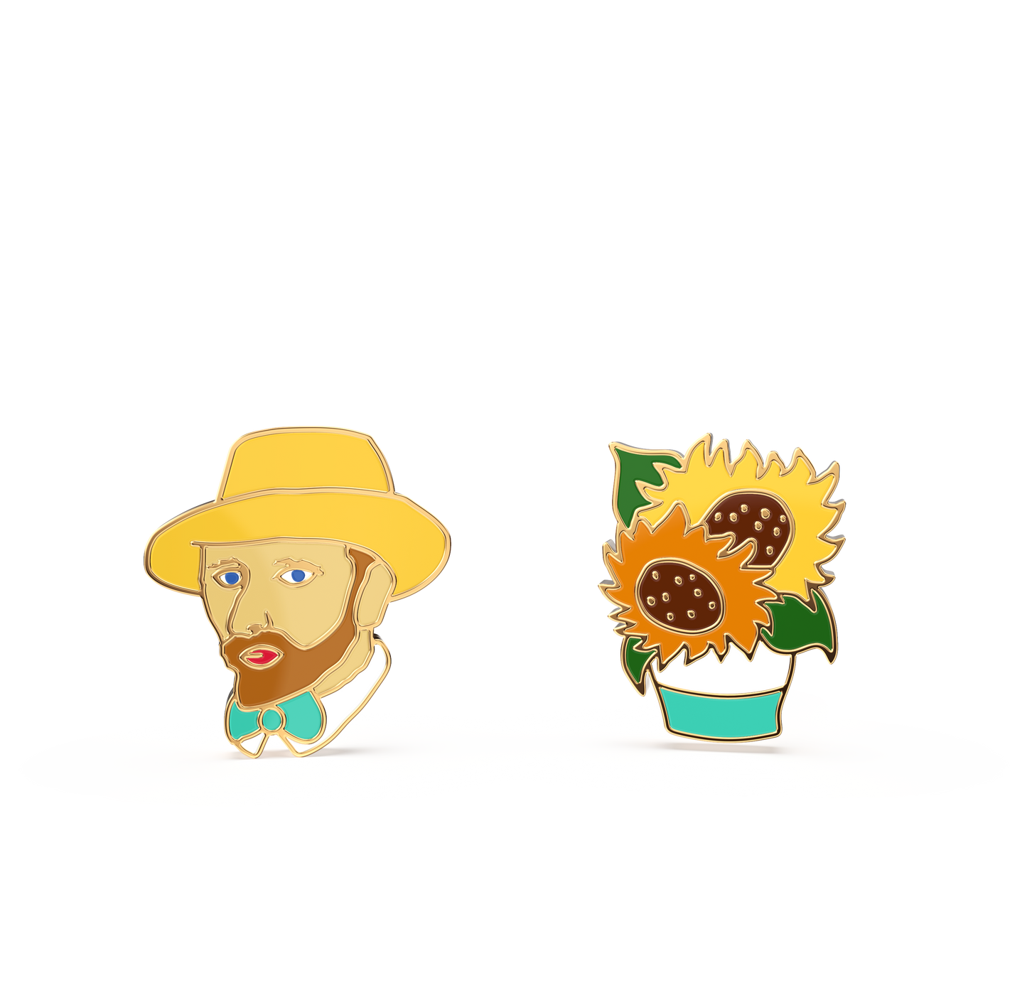 
                  
                    Van Gogh Stud Earrings by Yellow Owl
                  
                