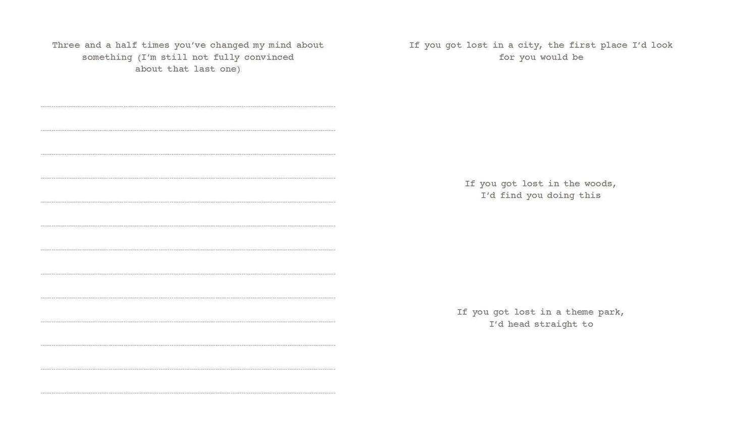 
                  
                    642 Things About You (That I Love)
                  
                