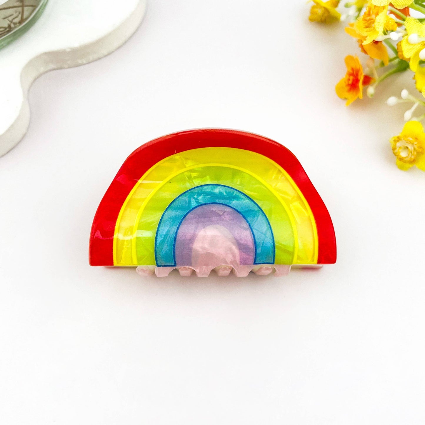 
                  
                    Pearlescent Rainbow Hair Claw
                  
                