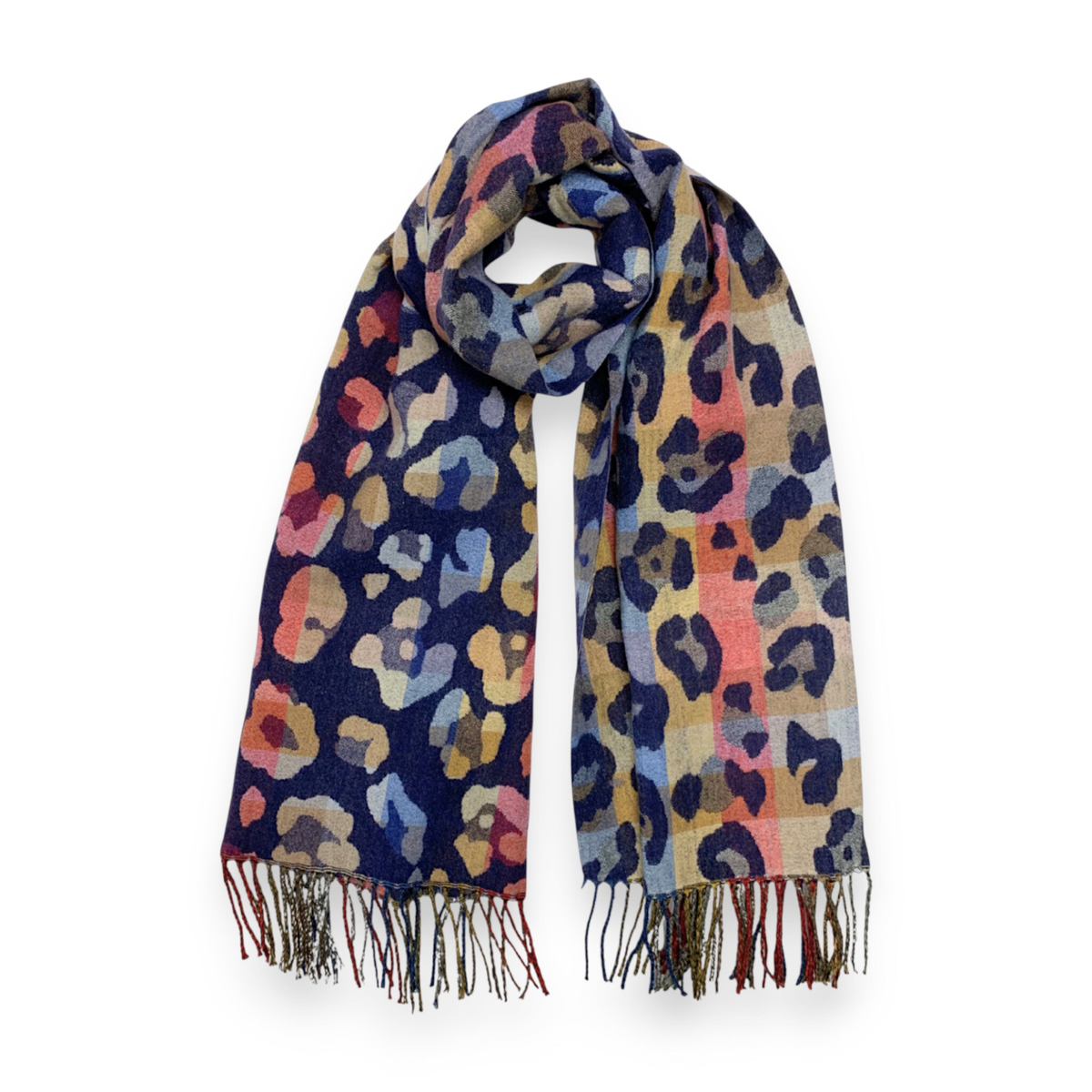 
                  
                    Colour Play Leopard Cashmere Blend Winter Scarf
                  
                
