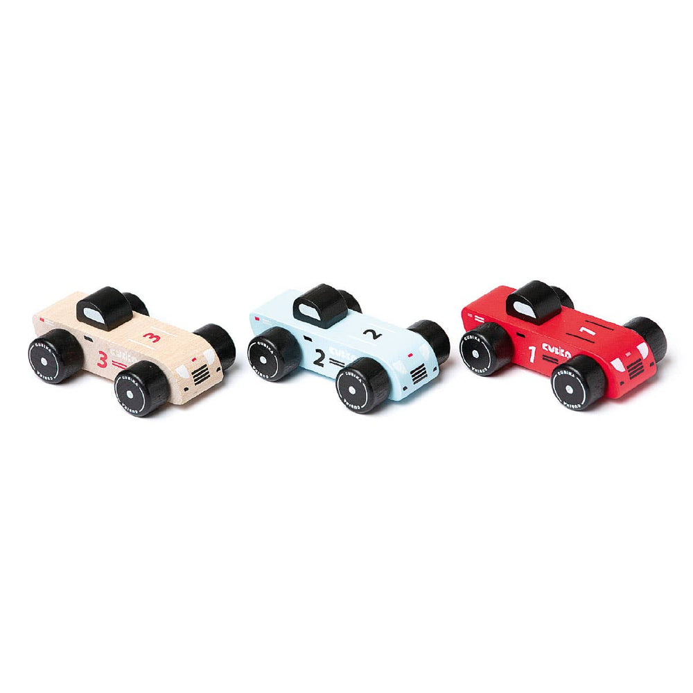
                  
                    Wooden Racing Cars Set by Cubika
                  
                