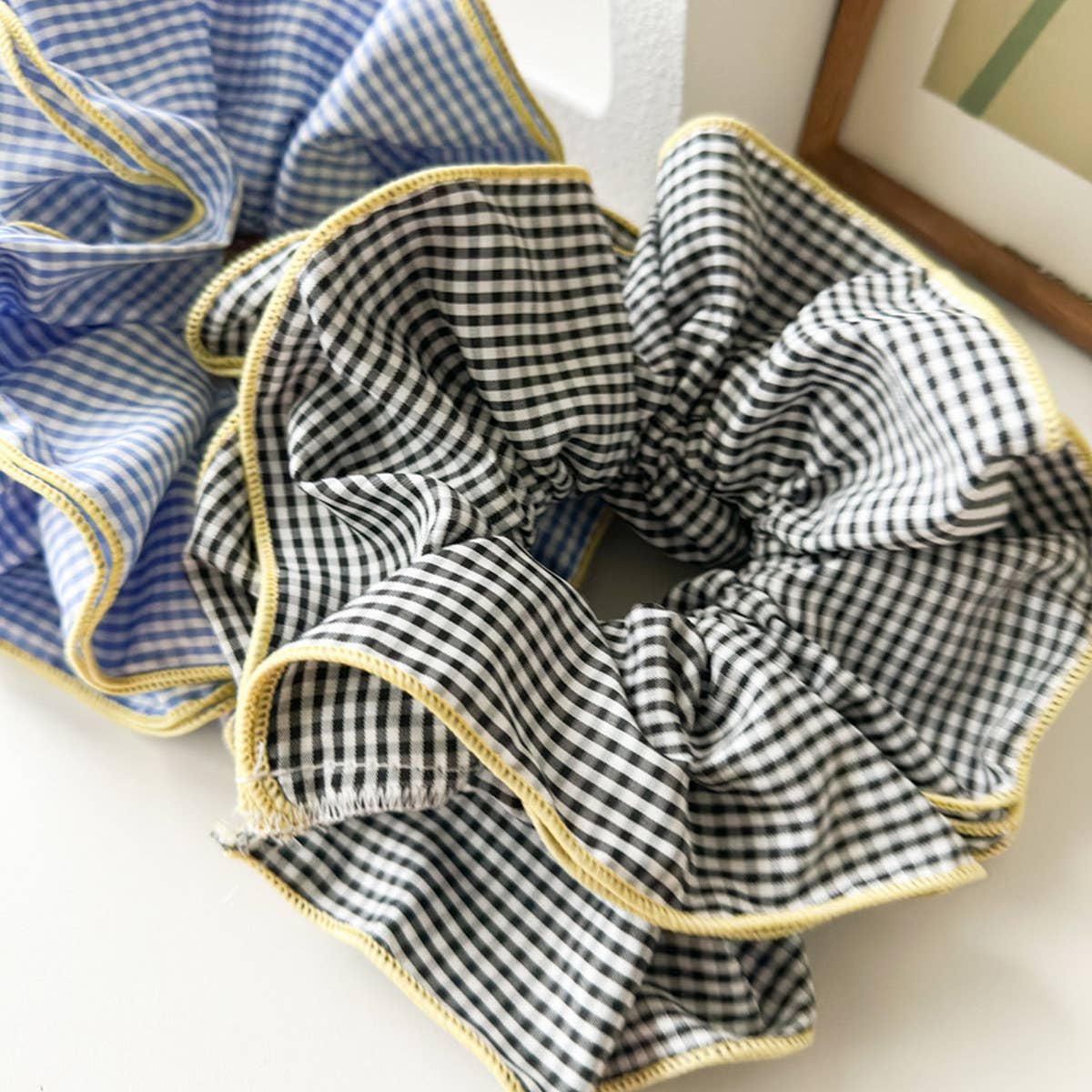 
                  
                    Jumbo Checkered Scrunchies
                  
                