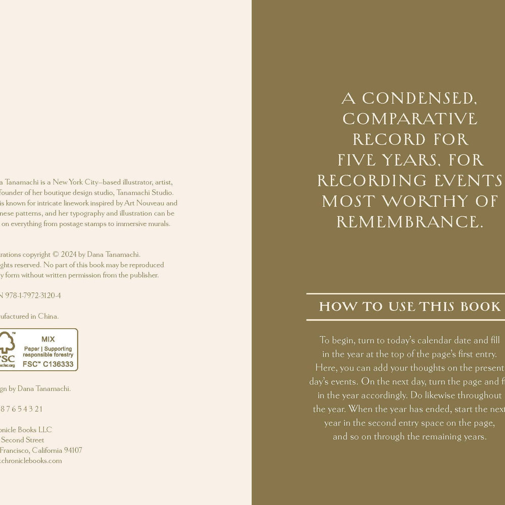 
                  
                    Gilded One Line a Day 5 Year Memory Journal
                  
                