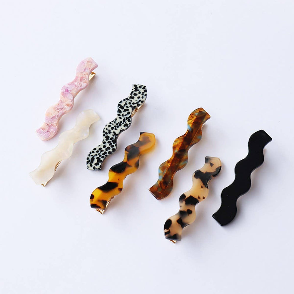 Squiggle Duckbill Hair Clips