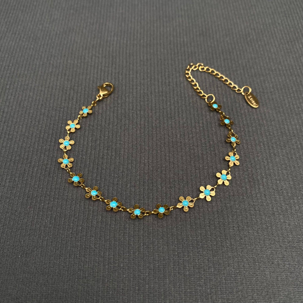
                  
                    Enamel Dot Pistil Flower Bracelet
                  
                