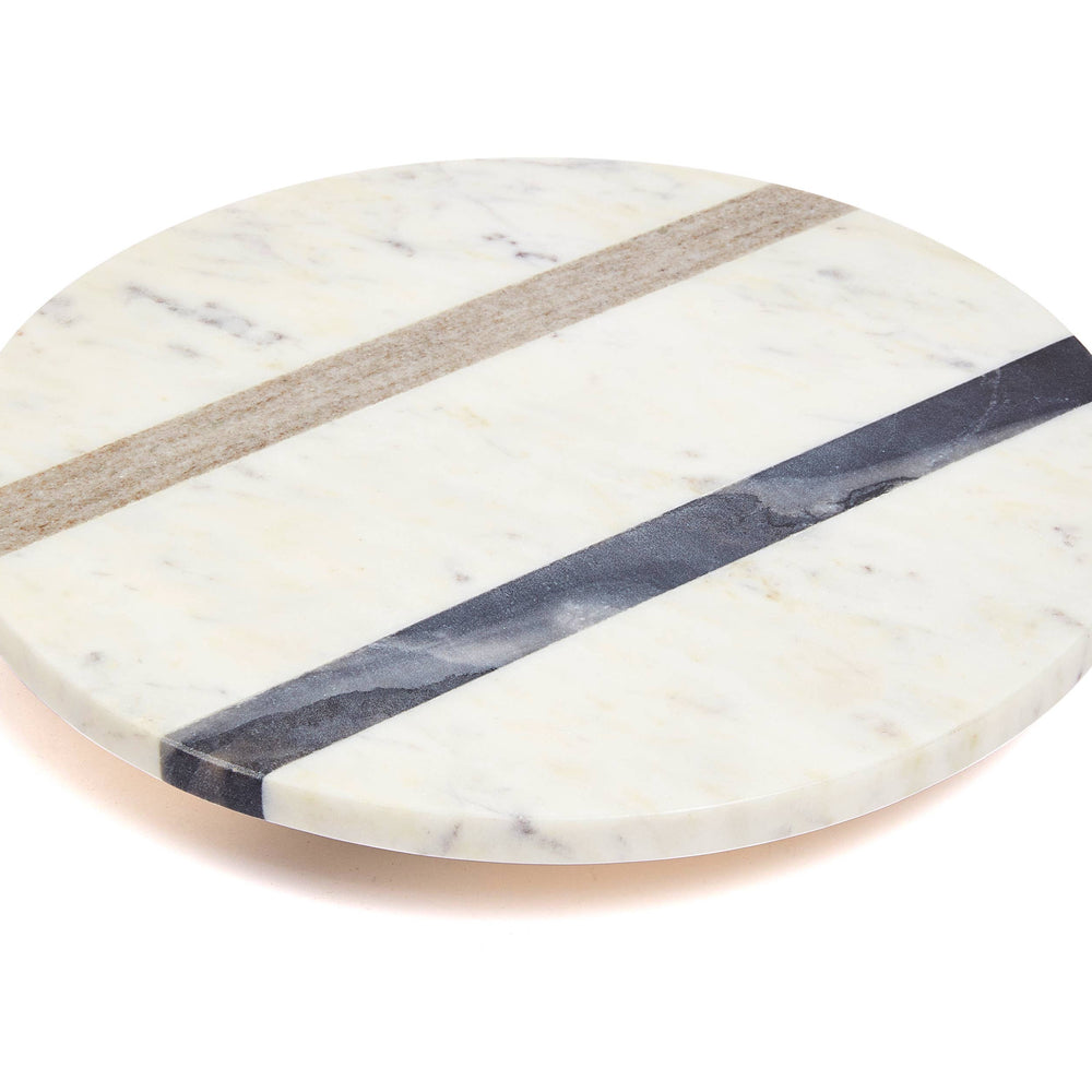 
                  
                    12" Striped Marble Lazy Susan
                  
                