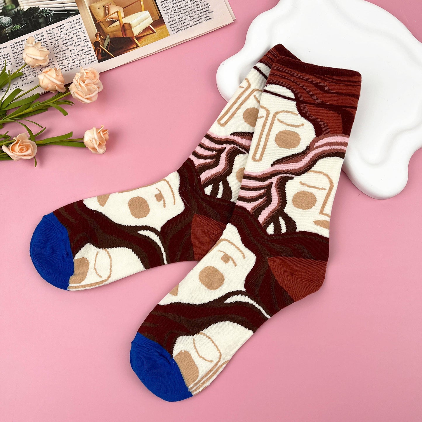 
                  
                    Artsy Oil Painting Mid-Calf Socks
                  
                