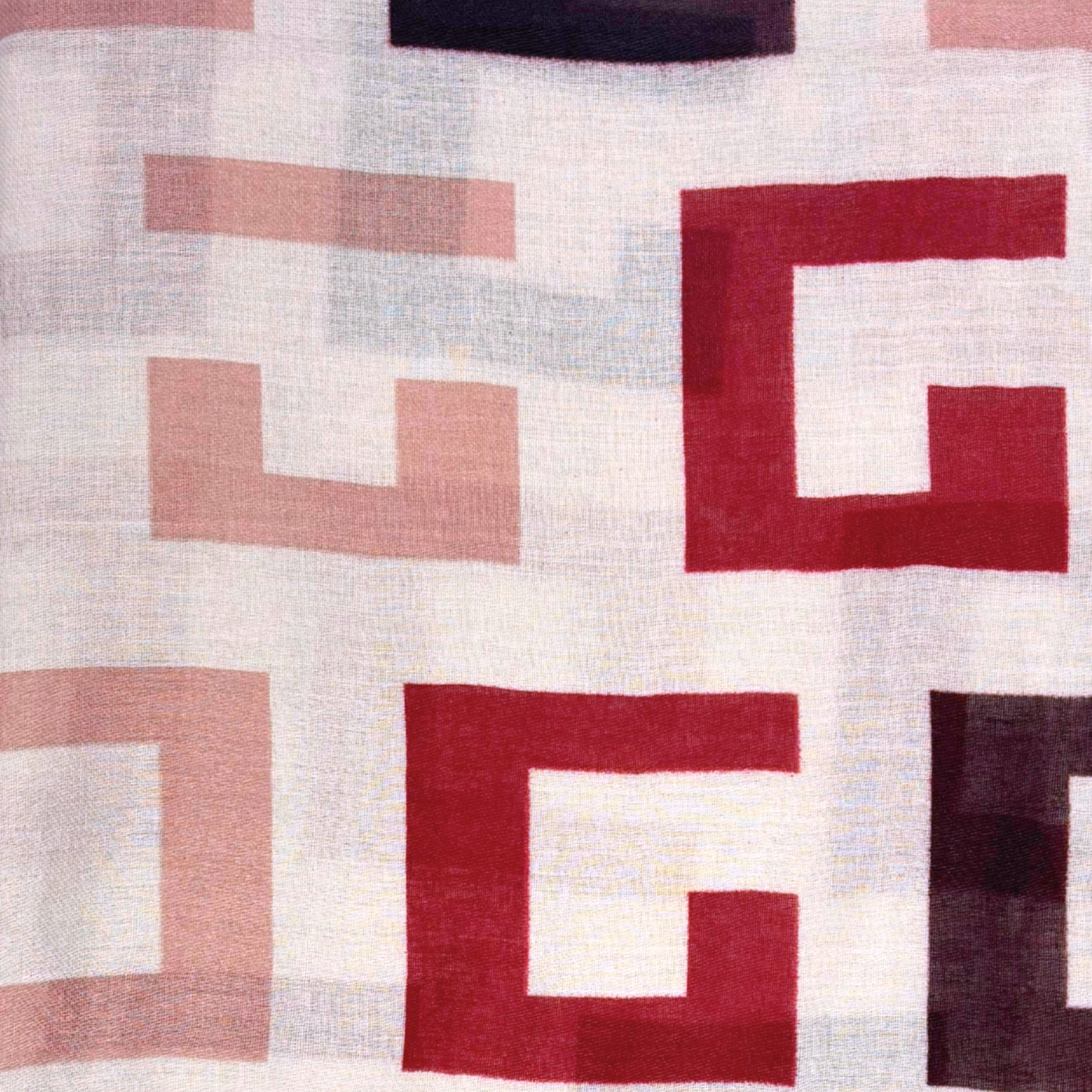 
                  
                    Big Geometrical Cotton Blend Scarf
                  
                