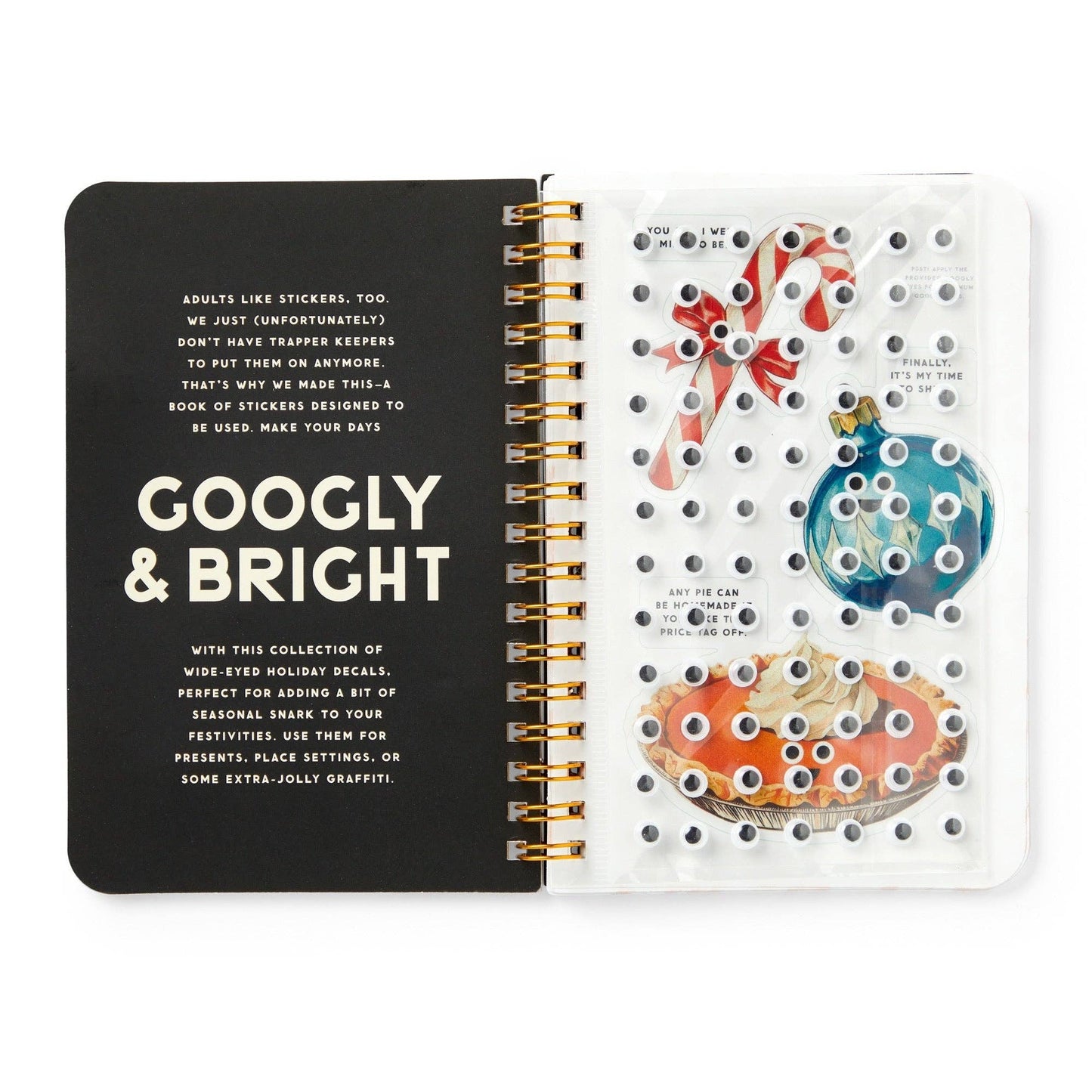 
                  
                    "Googly & Bright" Holiday Sticker Book by Brass Monkey
                  
                