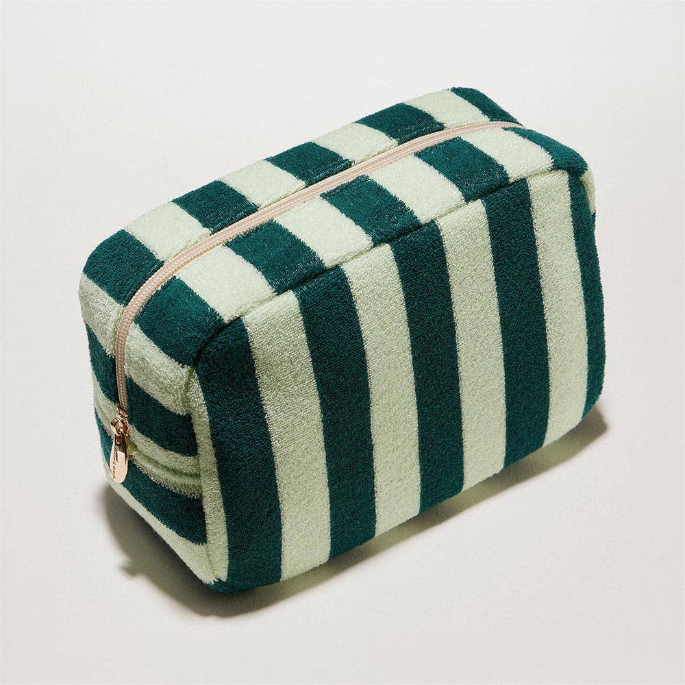 
                  
                    Cotton Terry Cabana Striped Zip Pouch
                  
                