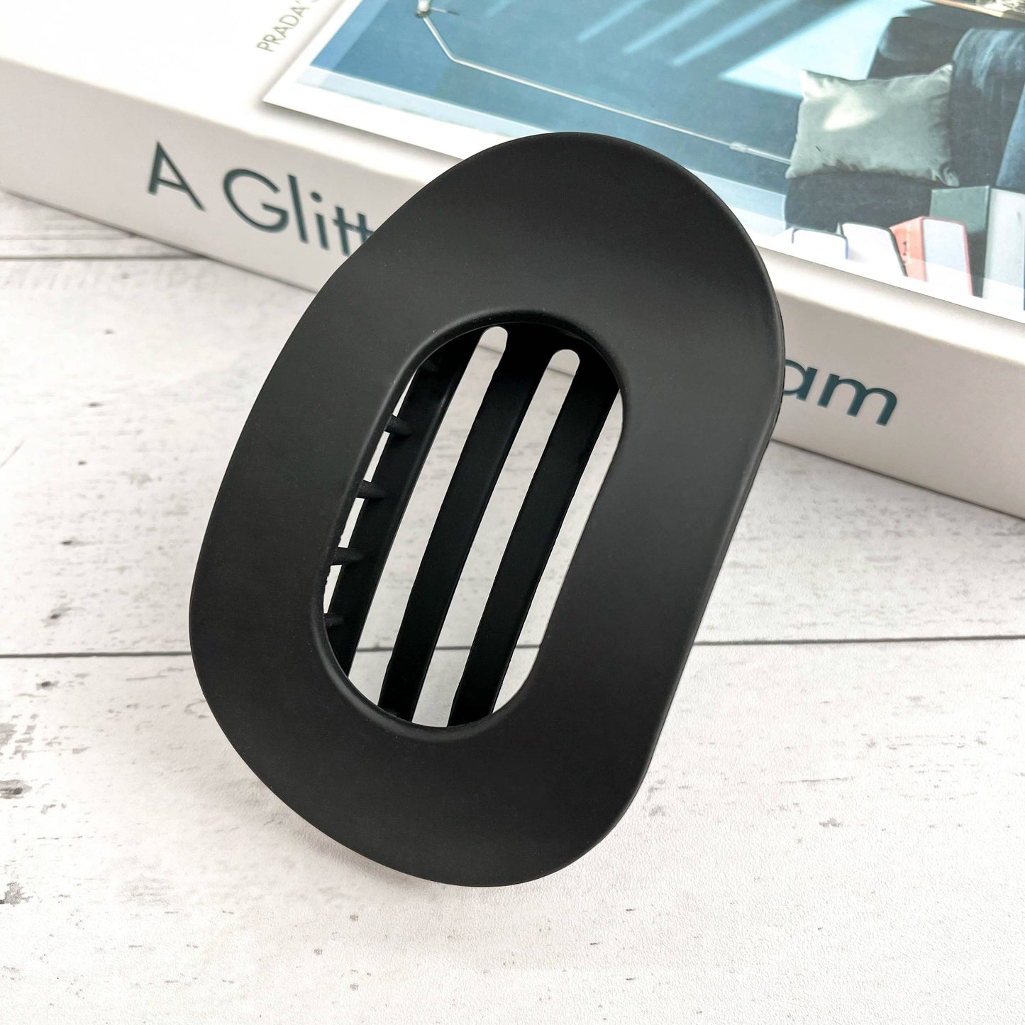 
                  
                    Matte Oval Hair Clip
                  
                